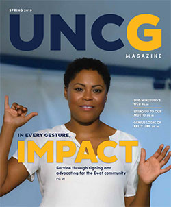 UNCG Magazine Spring 2019 thumbnail