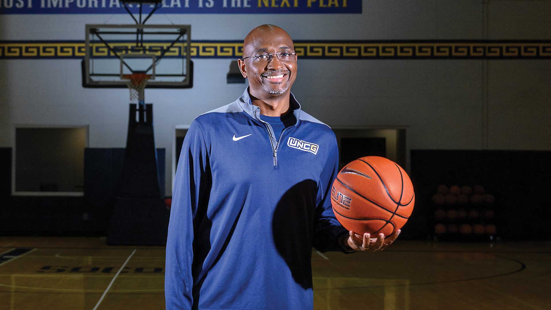 Featured Image for Coach Mike Jones on the hardwood