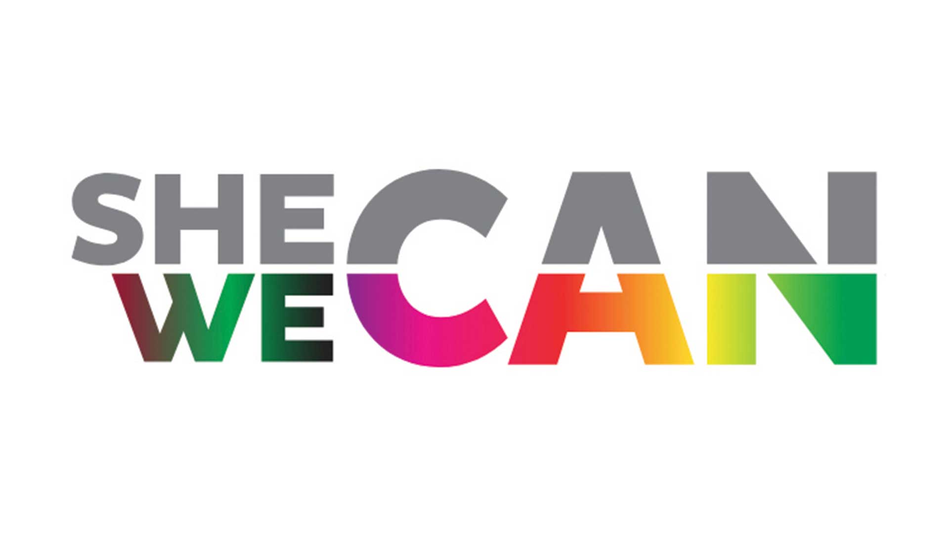 She can, we can logo